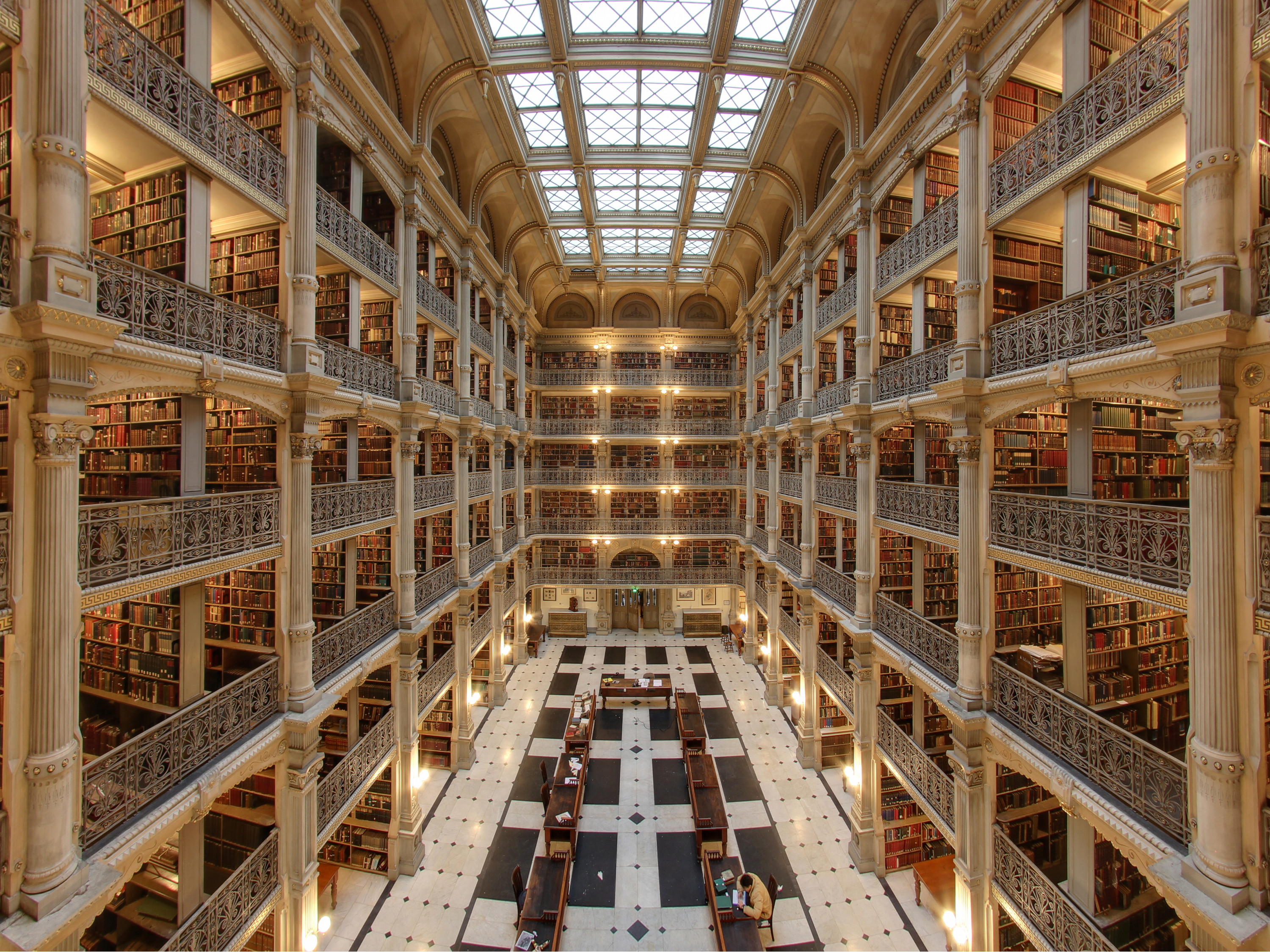 Photo of the George Peabody Library